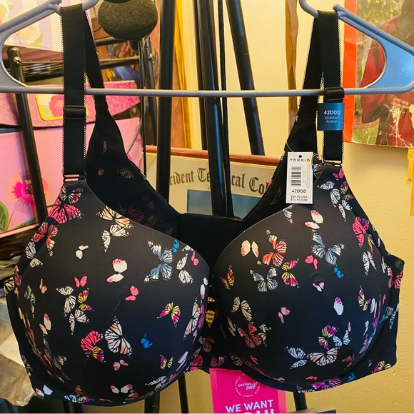 Torrid Butterfly Bra 42DDD - Picture 5 of 5